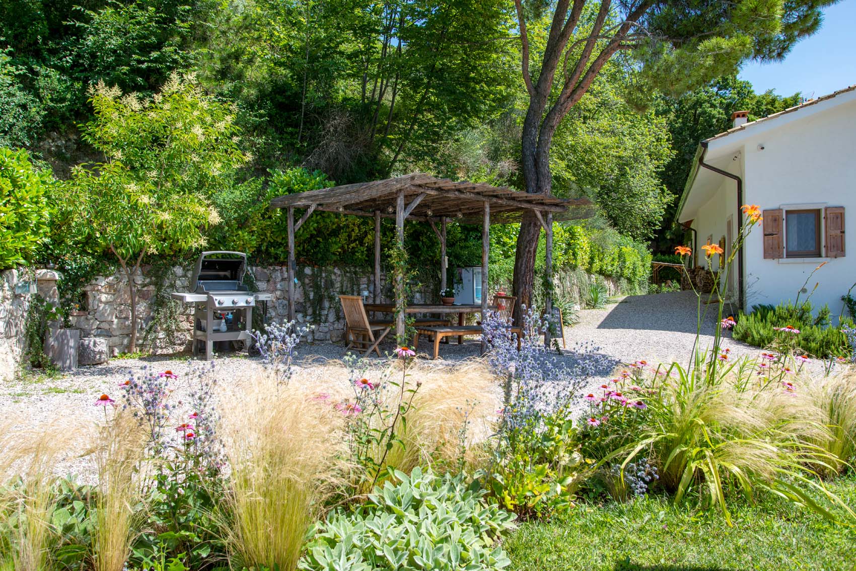 Agriturismo Gaia- Sofia - veranda con bbq